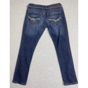 The Buckle BKE CULTURE Size 29 R Low‎ Rise Boot Cut Stretch Jeans Whiskering Y2K